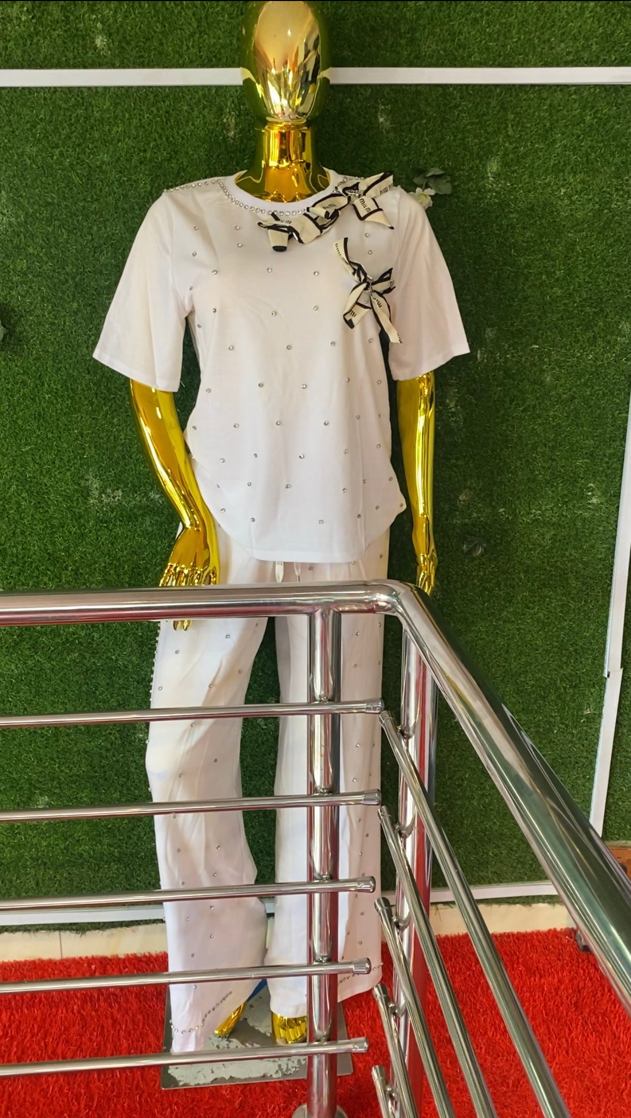 FN 2PICS PANT(WHITE)