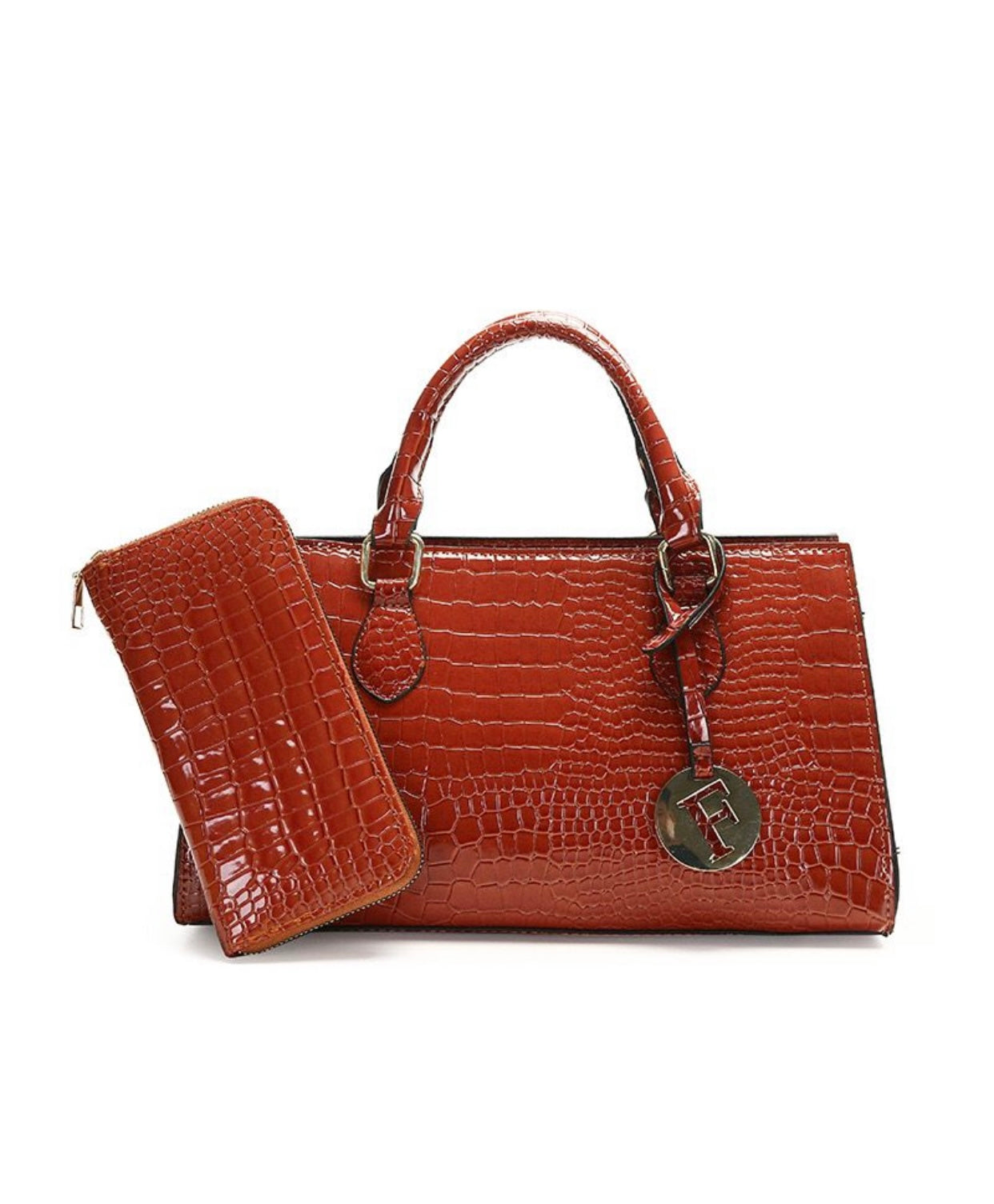 FN HANDBAG (BROWN)