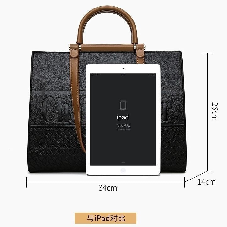 FN HANDBAG(BLACK/BROWN)