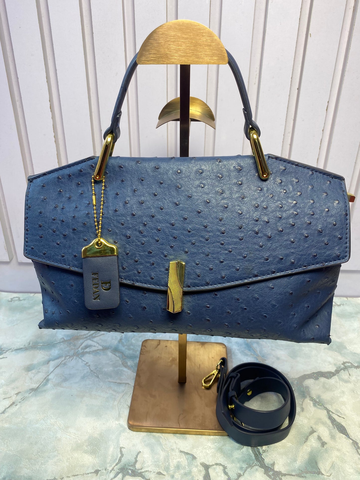 FN HANDBAG (DARK BLUE )