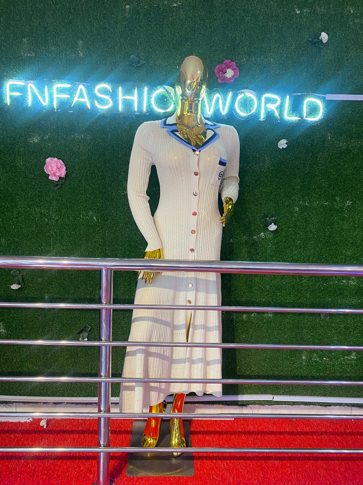 FN LONG DRESS (CREAM)