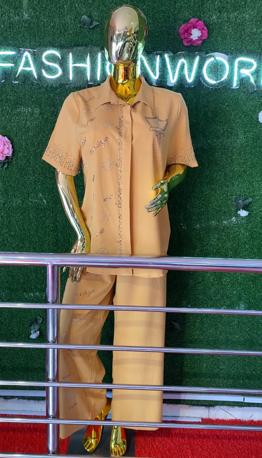 FN 2PCS PANT (YELLOW)