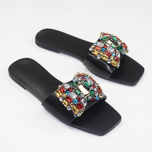 FN SLIPPERS ( BLACK)