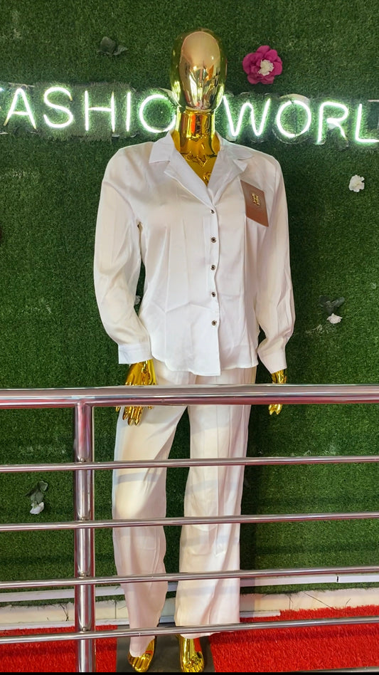 FN 2PICS PANT (WHITE)