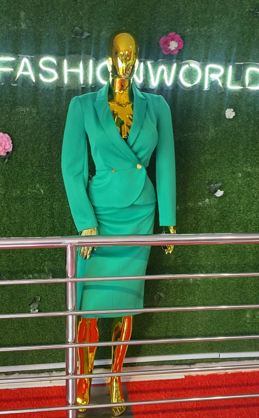 FN TWO PIECES SKIRT (GREEN)